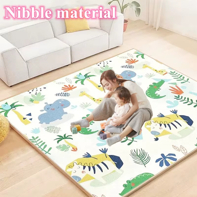 Detalle del patrón educativo de la alfombra