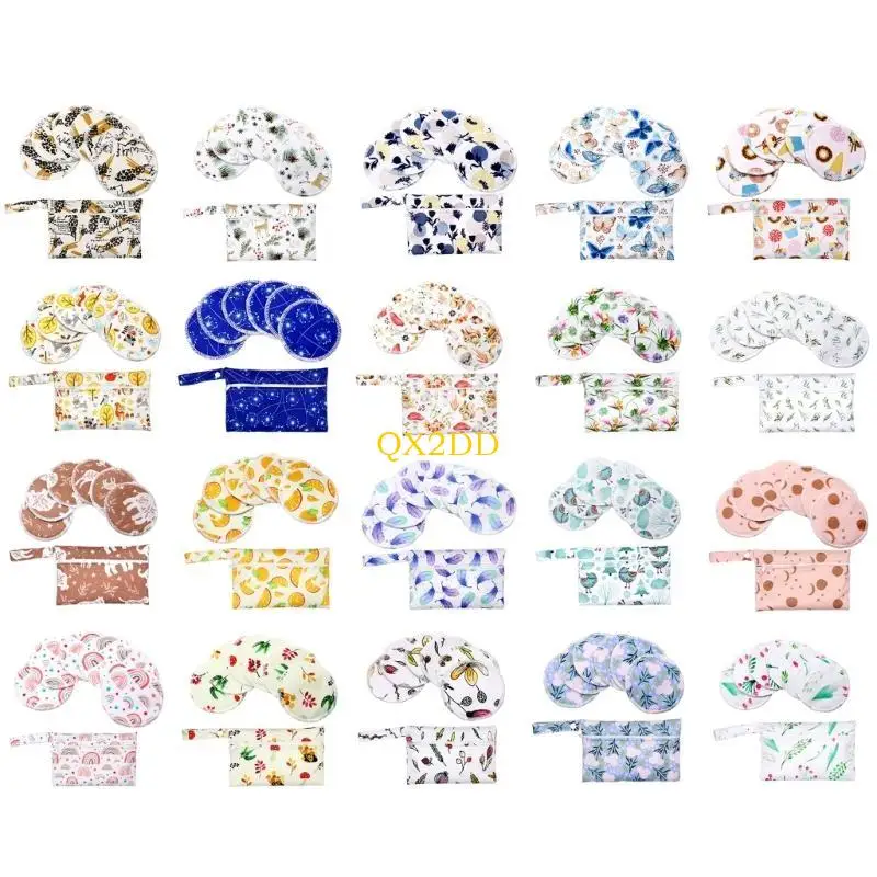 Almohadillas de lactancia de bambú reutilizables, suaves y transpirables - imagen 2