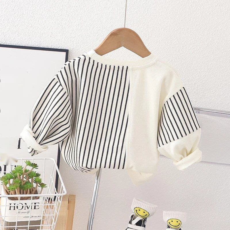 Camiseta a rayas para bebé y niña – Primavera, otoño y comodidad - imagen 2