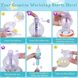 Máquina de burbujas inflables para niños – juego antiestrés