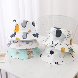 Gorro de pescador dinosaurios animados para niños