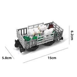 Set de construcción granja con animales para niños