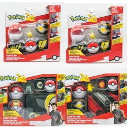 Cinturón Pokémon infantil con pokébolas y figura de Pikachu