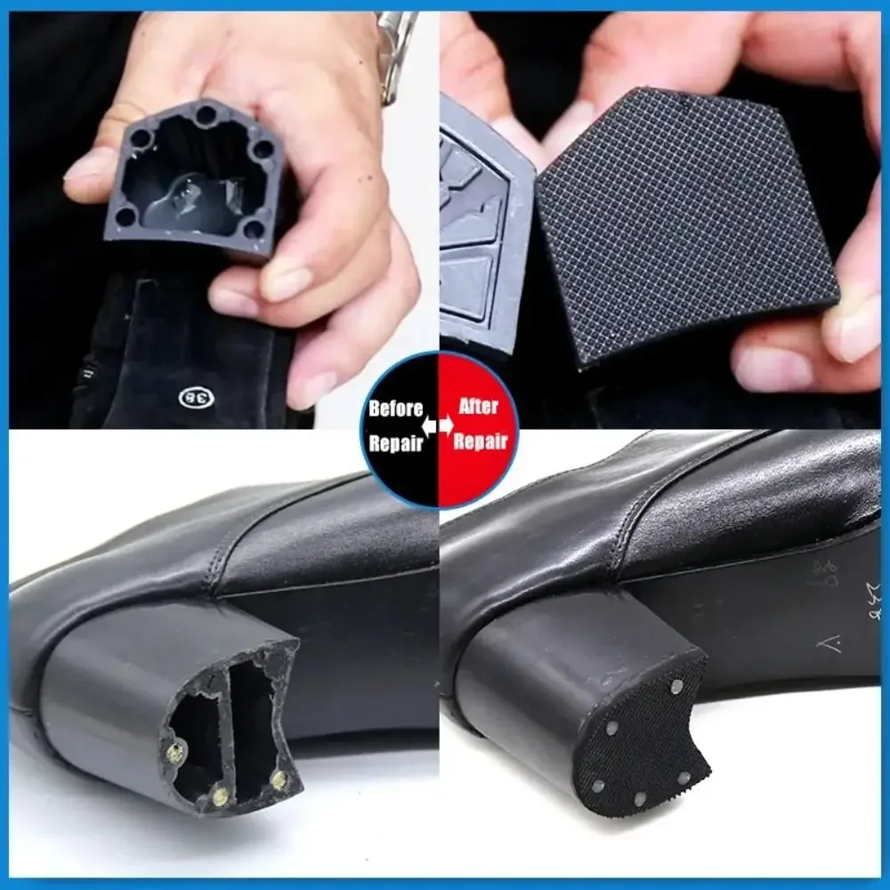 Suela de goma antideslizante para reparación de calzado DIY - imagen 4