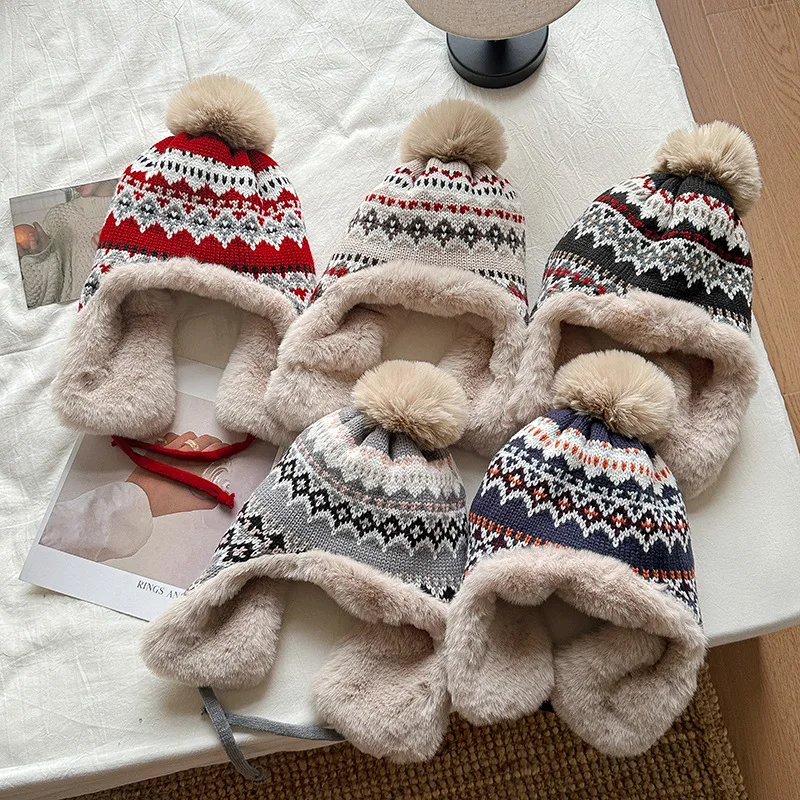 Gorro para bebé Lei Feng con felpa y protección de oídos - imagen 5