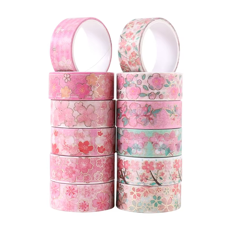Cinta washi Sakura decorativa para álbum de recortes y diario - imagen 4