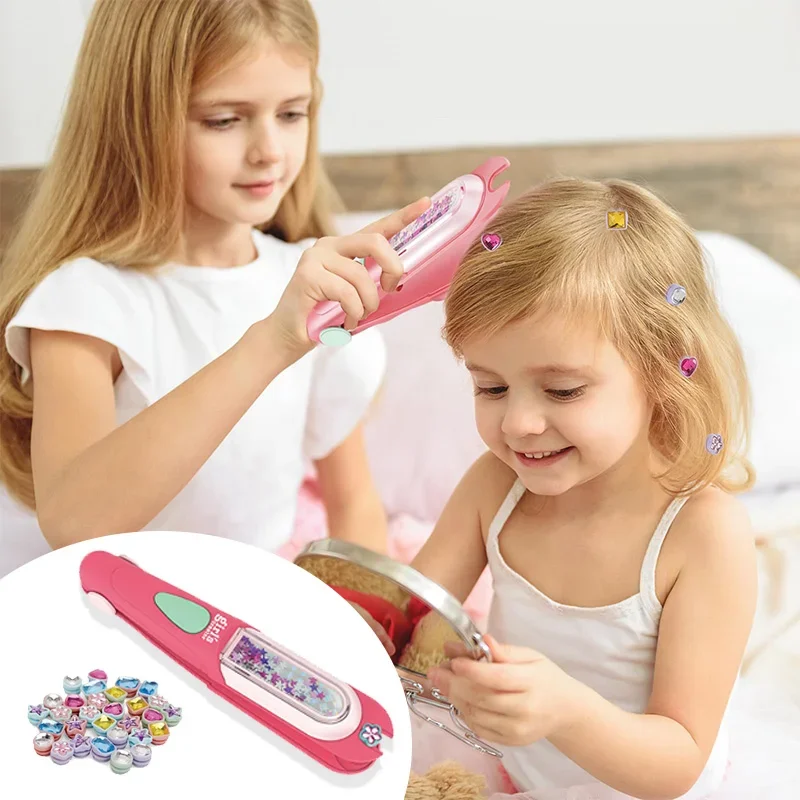 Kit de pedrería capilar reutilizable para peinar niñas - imagen 4