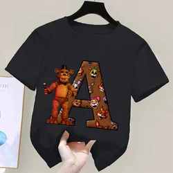 Camiseta infantil manga corta cuello redondo Cinco Noches en Freddy's