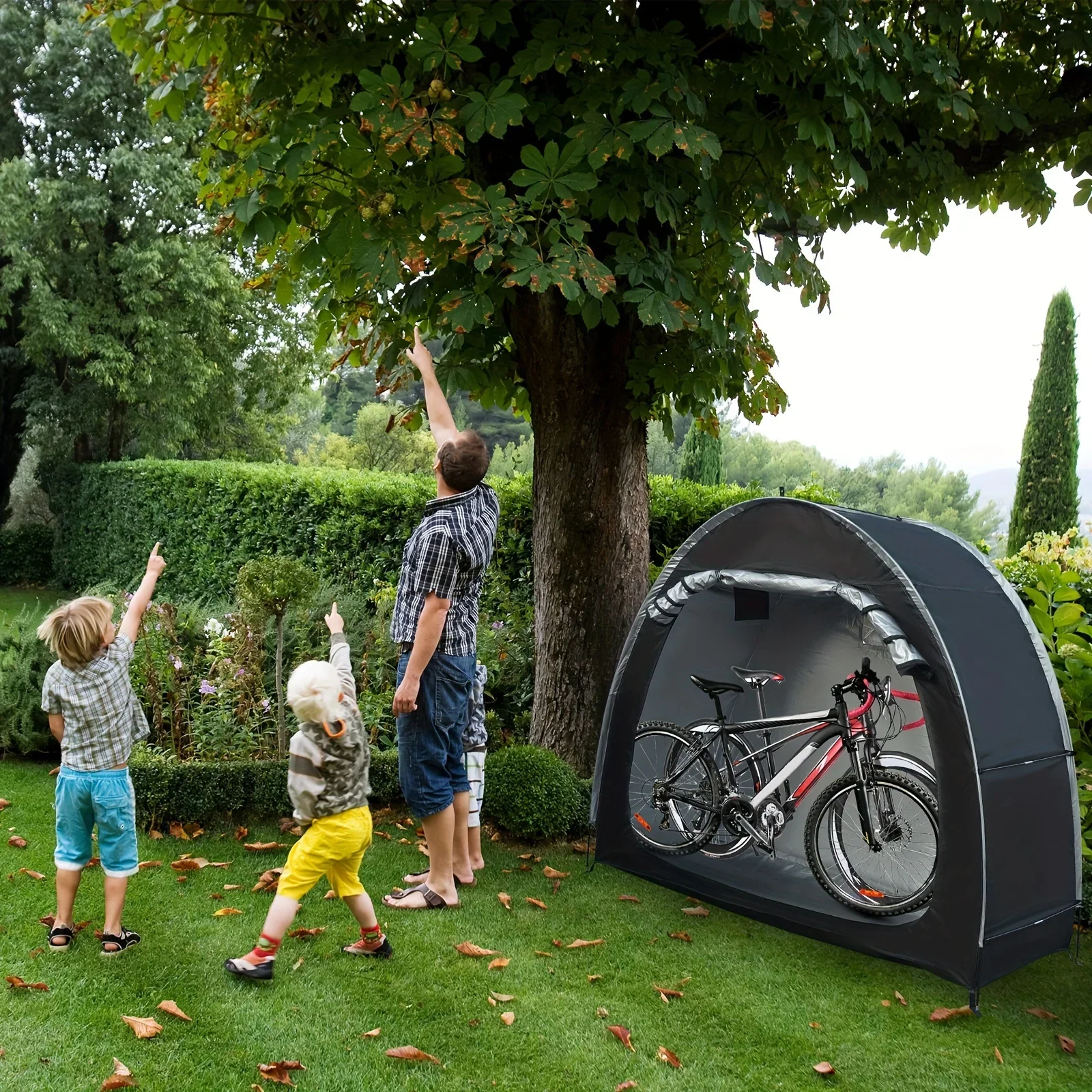 Funda impermeable con ventana de ventilación