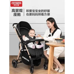 Cochecito bebé bidireccional plegable reclinable para recién nacidos