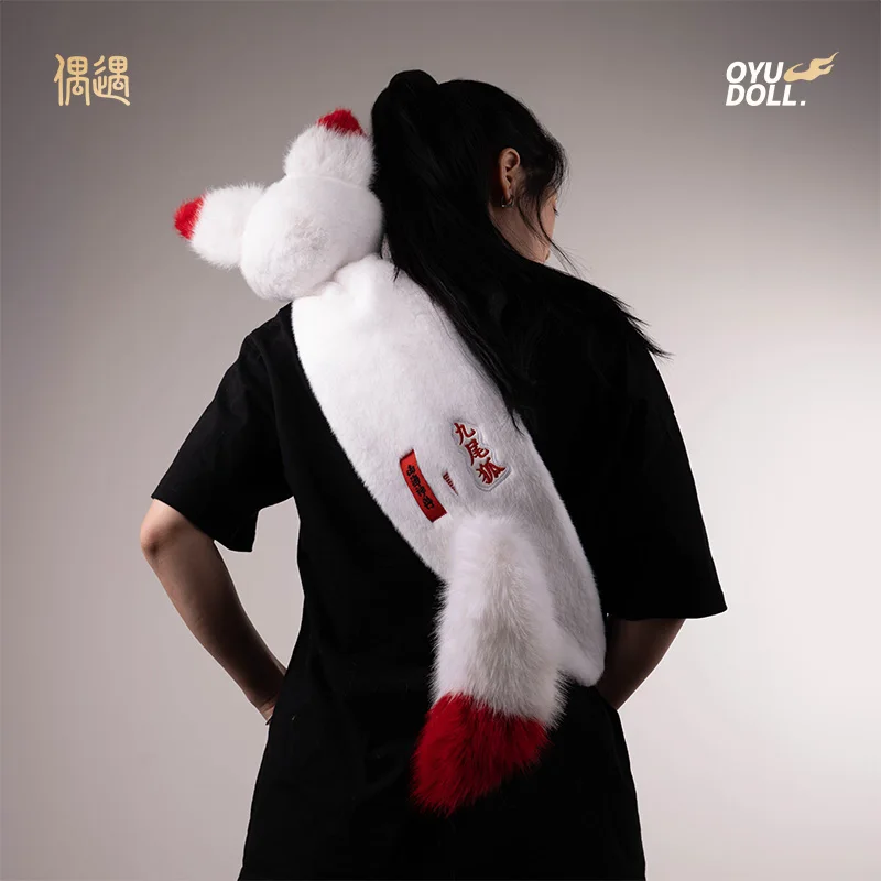 Mochila zorro de peluche criatura mítica para niñas - imagen 2