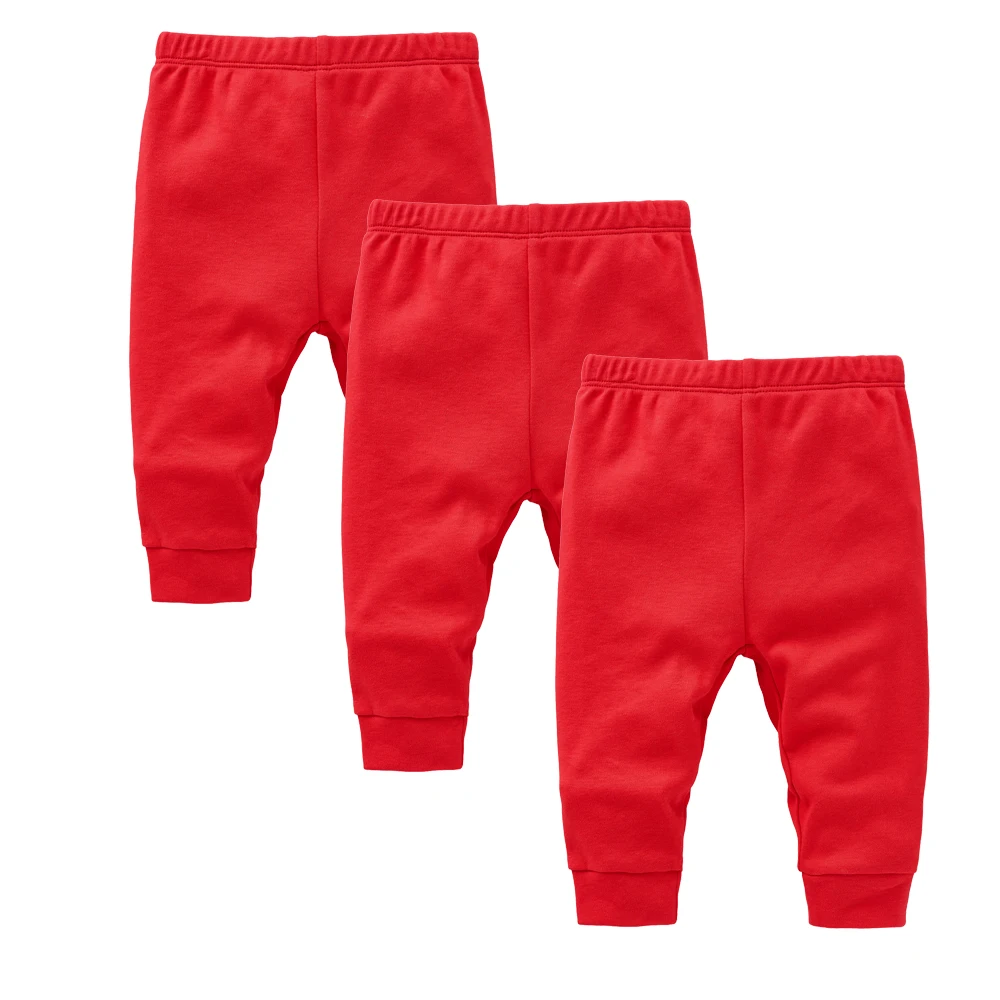 Pantalones para bebé 100% algodón negro - Diseño sólido - imagen 2