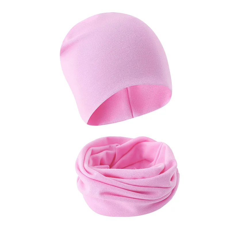 Gorro bebé con bufanda cálida de punto para otoño e invierno - imagen 4