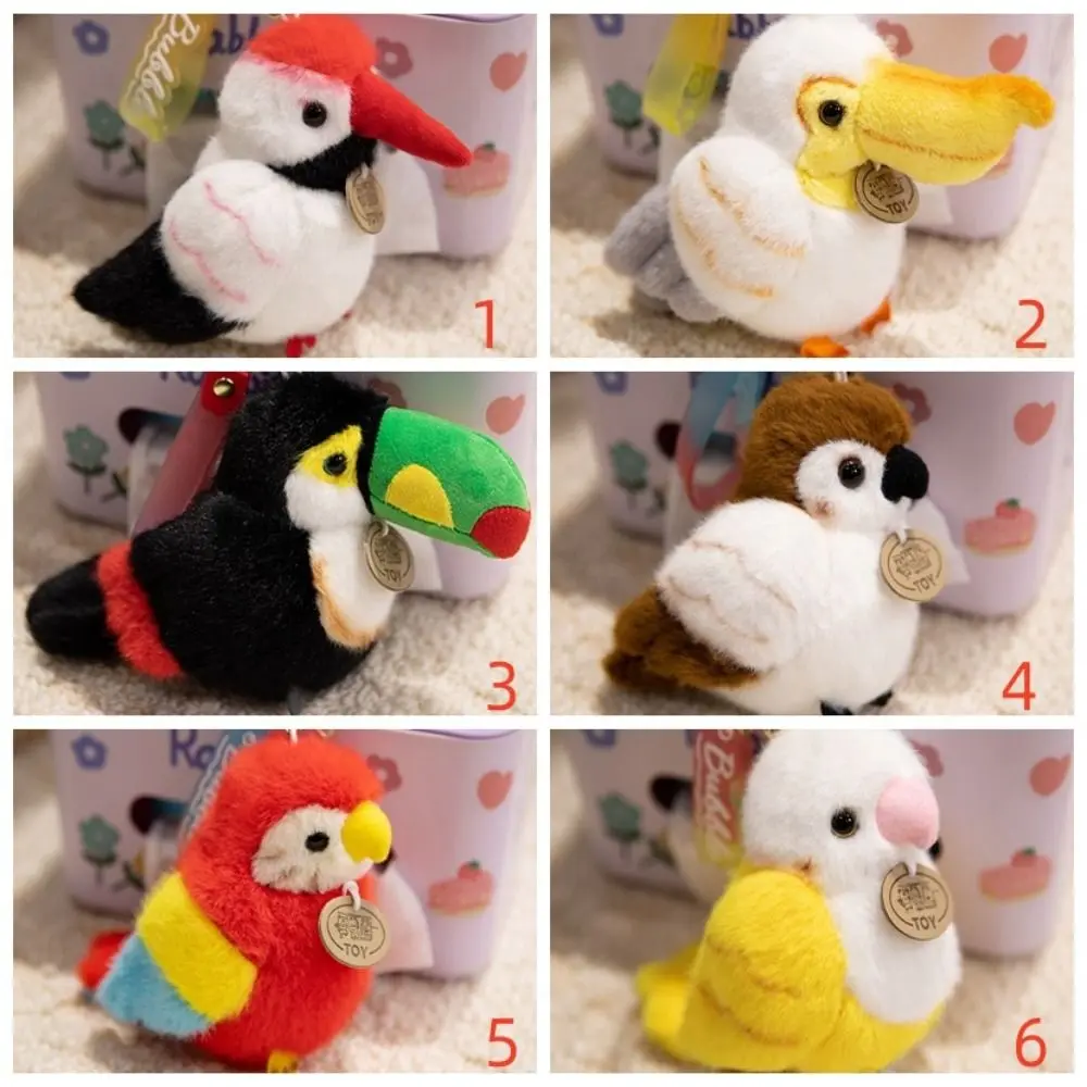 Colgante de peluche de loro magnético para bolso infantil y hombro - imagen 5