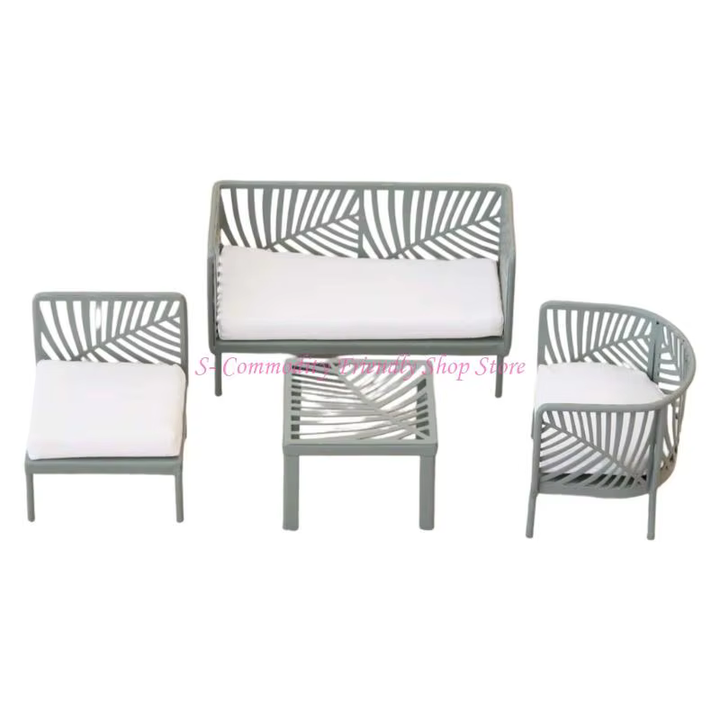 Silla casa muñecas Metal 85AE detalle lateral