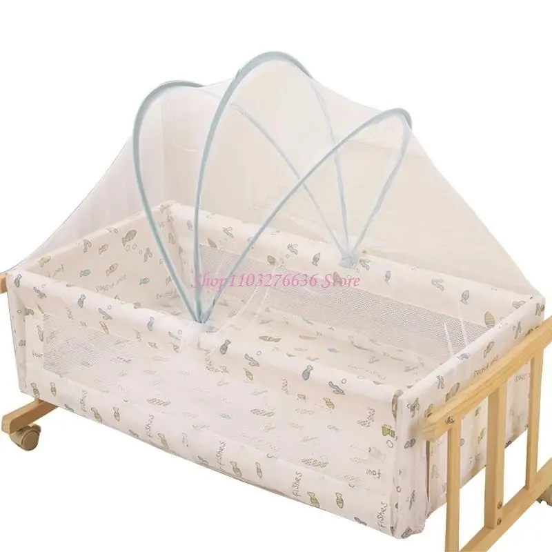 Mosquitera universal para cuna y cama de bebé, red ventilada