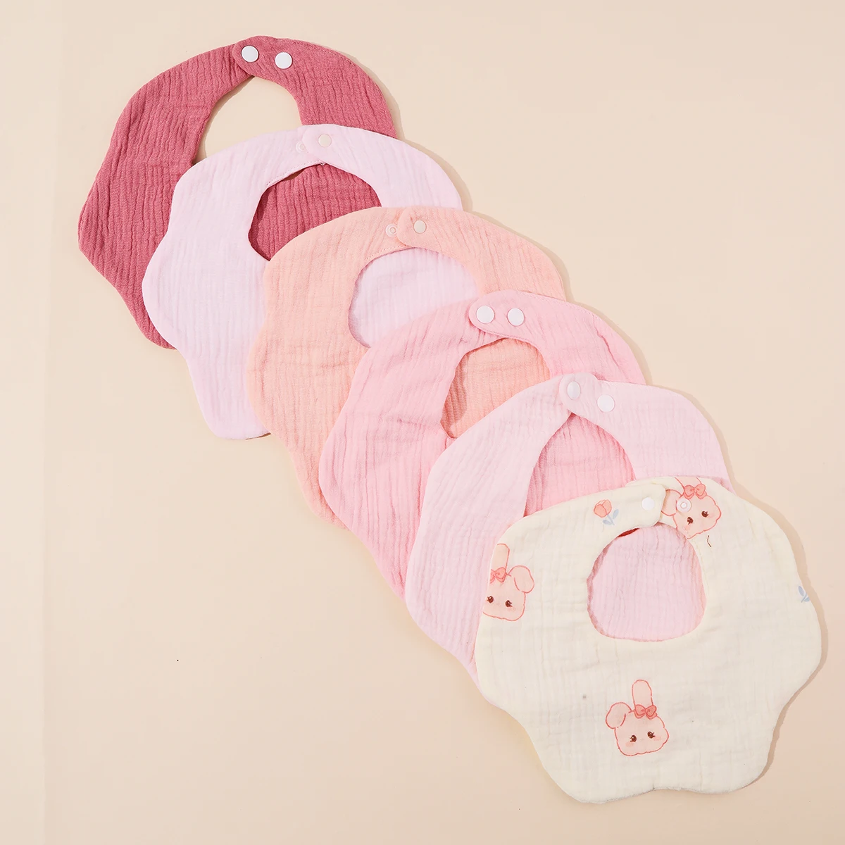 Set de baberos con colores