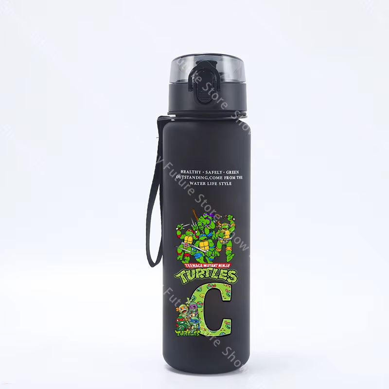 Botella de agua portátil Tortugas Ninja para adultos y deporte - imagen 3
