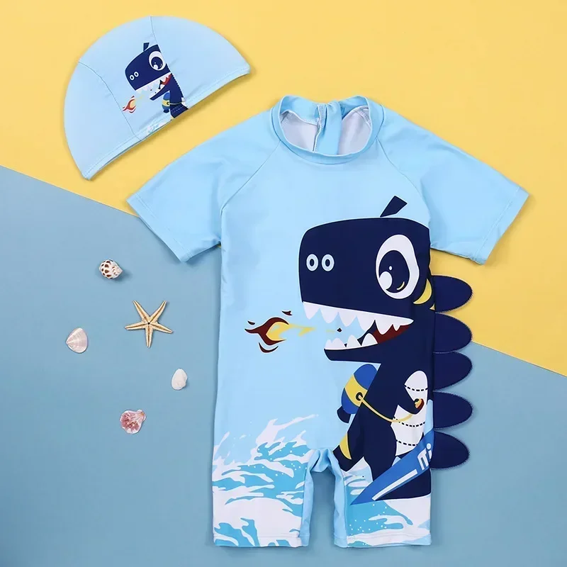 Bañador infantil de una pieza secado rápido con protección solar - imagen 2