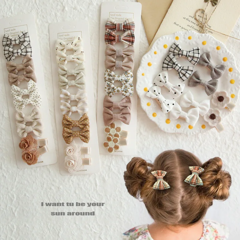 Lazos con pinza para el cabello