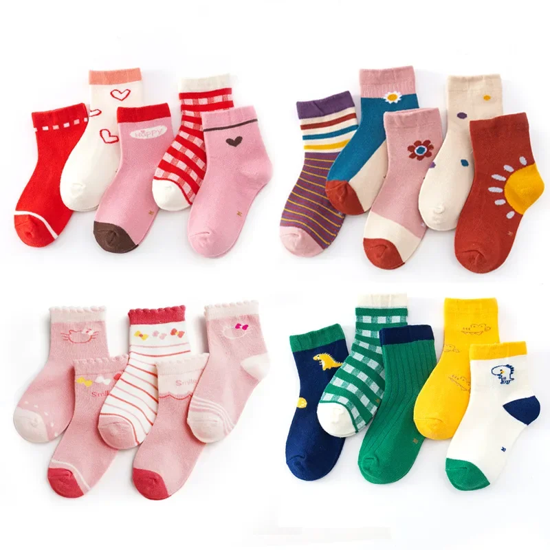 Calcetines de algodón suave para bebés y niños – Estampados animados - imagen 5