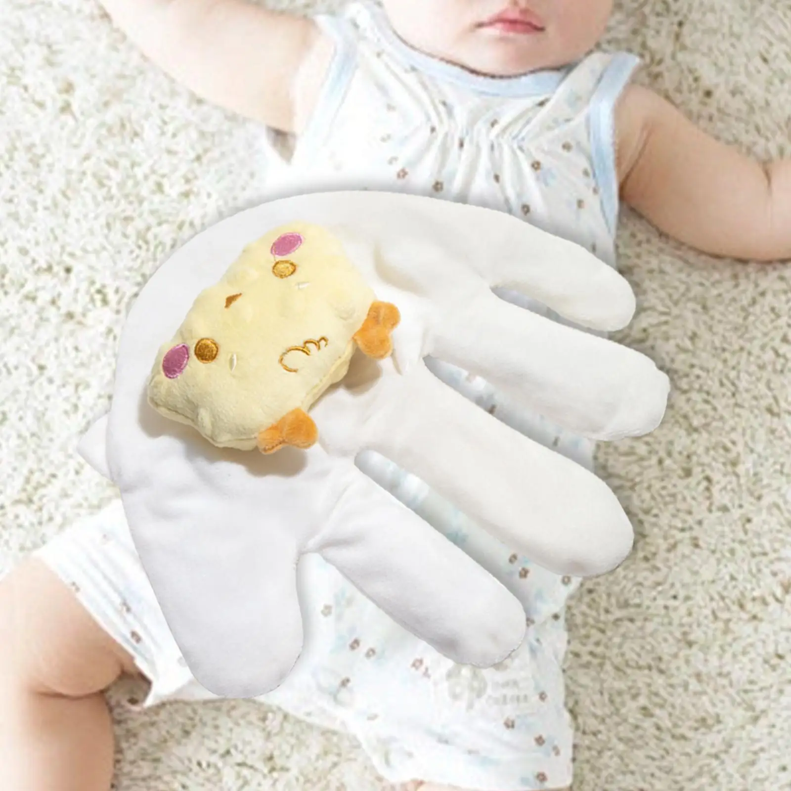 Almohada de mano para dormir del bebé, suave y calmante - imagen 2