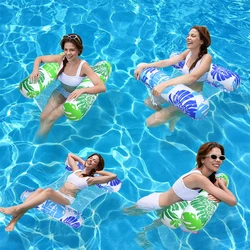 Hamaca hinchable flotante para piscina y playa, monoplace