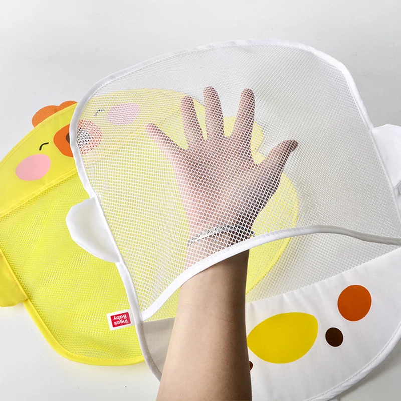QWZ Bolsa de malla para juguetes de baño con ventosa - pato animado - imagen 4