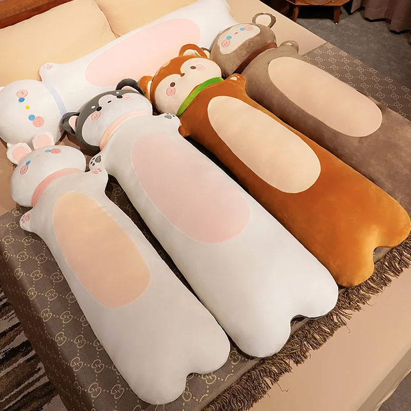 Almohada de peluche animal suave y acolchada para dormir niños