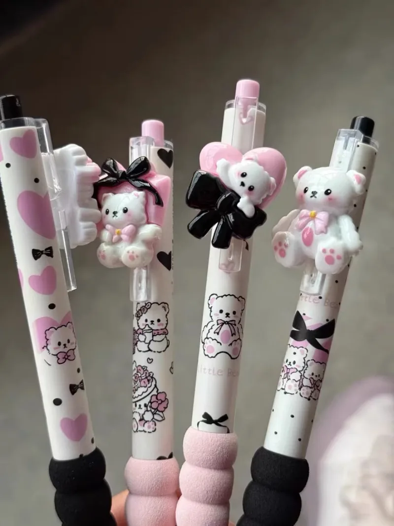 Bolígrafo de gel borrable con diseño de oso