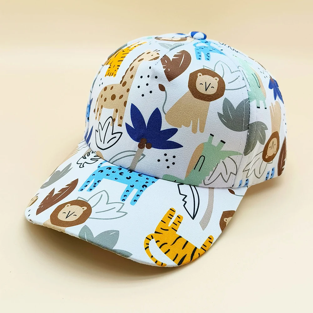 Gorra de verano para niño con diseño animal