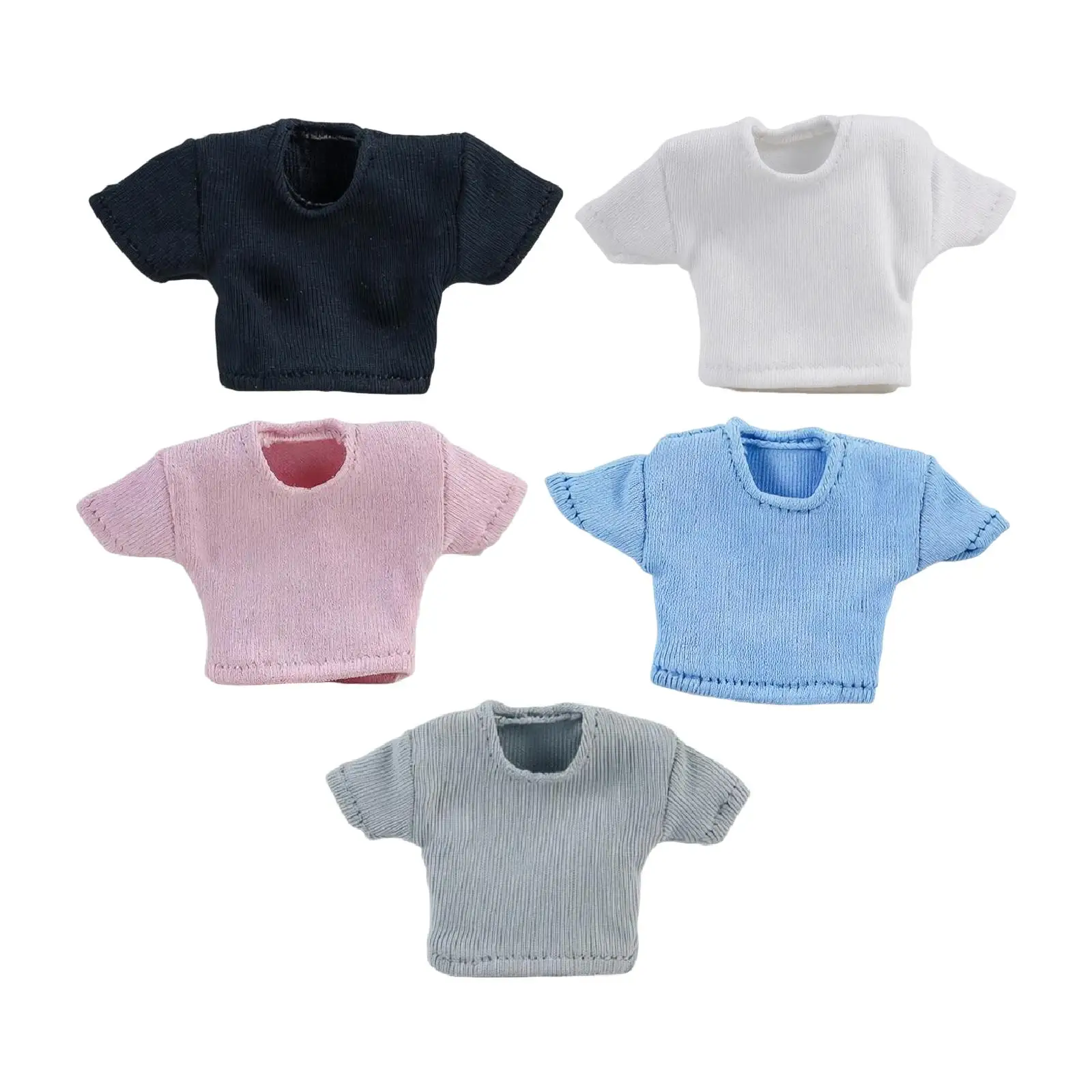 Camisa de muñecas manga corta de tela para casa infantil - imagen 5