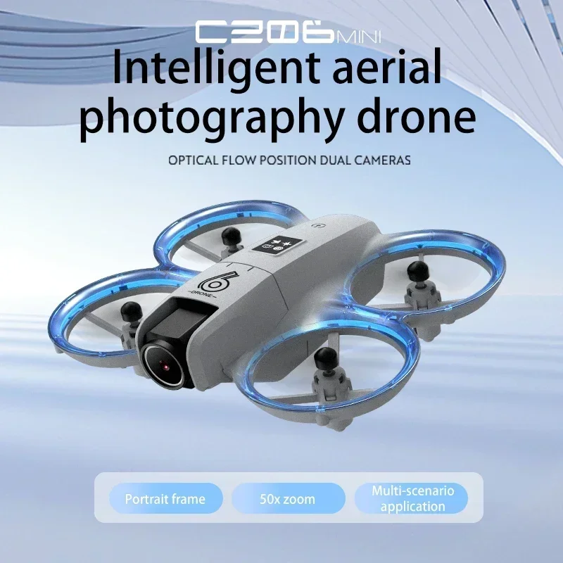 Drón con cámara HD dual profesional de resistencia para vuelo - imagen 3