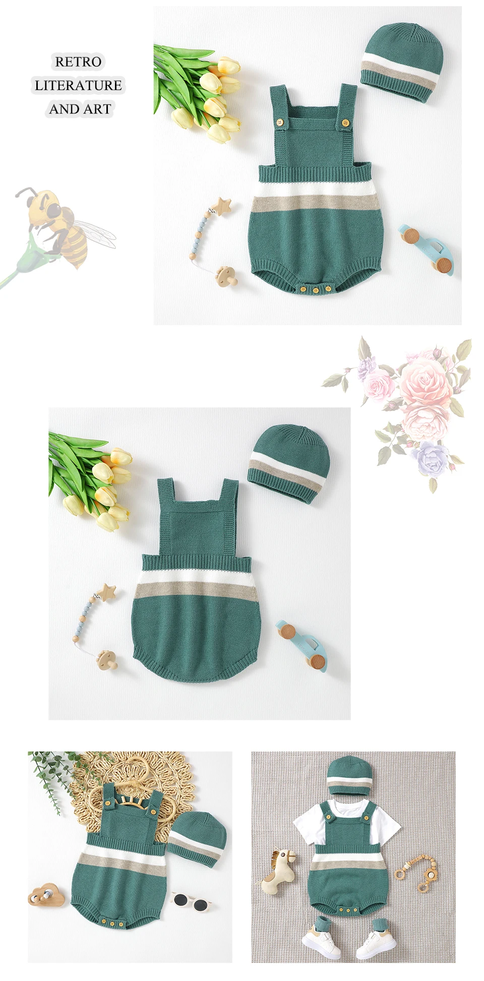 Detalle del conjunto Mimixiong para 0–18 meses