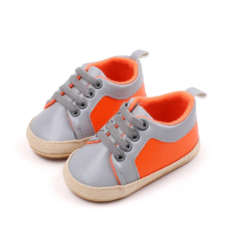 Zapatos de cuero suave para bebé – Primeros pasos con suela antideslizante - imagen 3