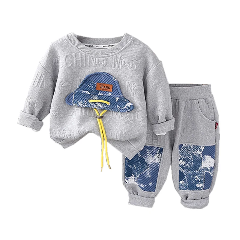 Conjunto de ropa de bebé niña primavera y otoño manga larga y pantalón - imagen 4