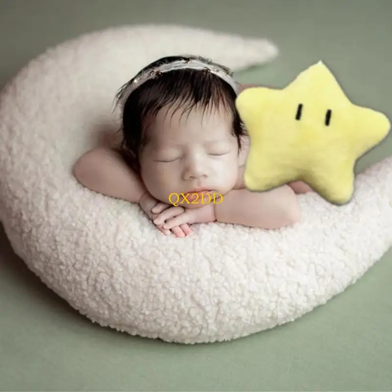 Almohada luna para recién nacido – Fotográfica segura y suave