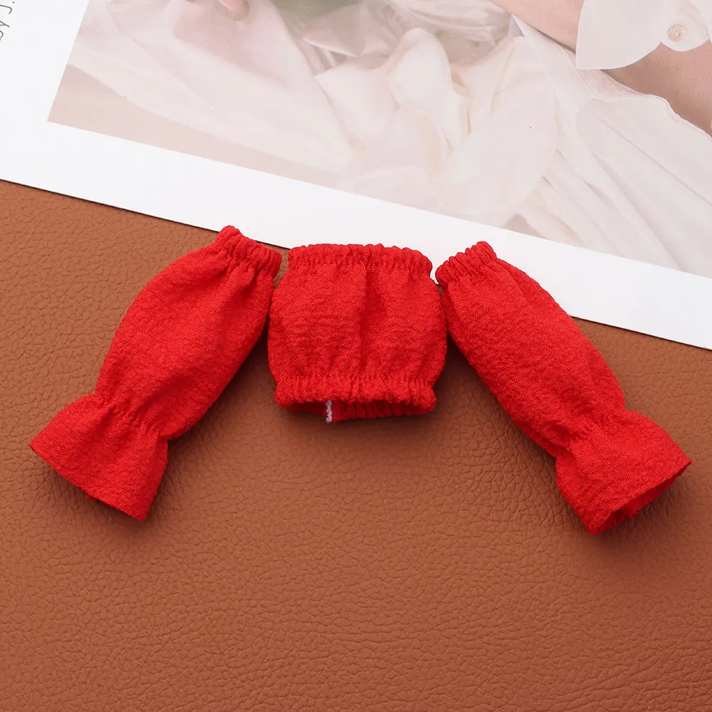 Ropa para muñecas BJD: blusas, camiseta y falda plisada a cuadros - imagen 4