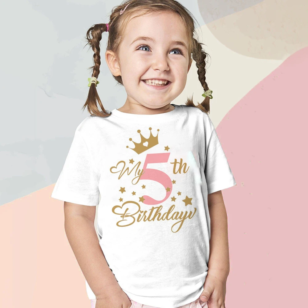 Camiseta de cumpleaños manga corta para niño – 5 años - imagen 5