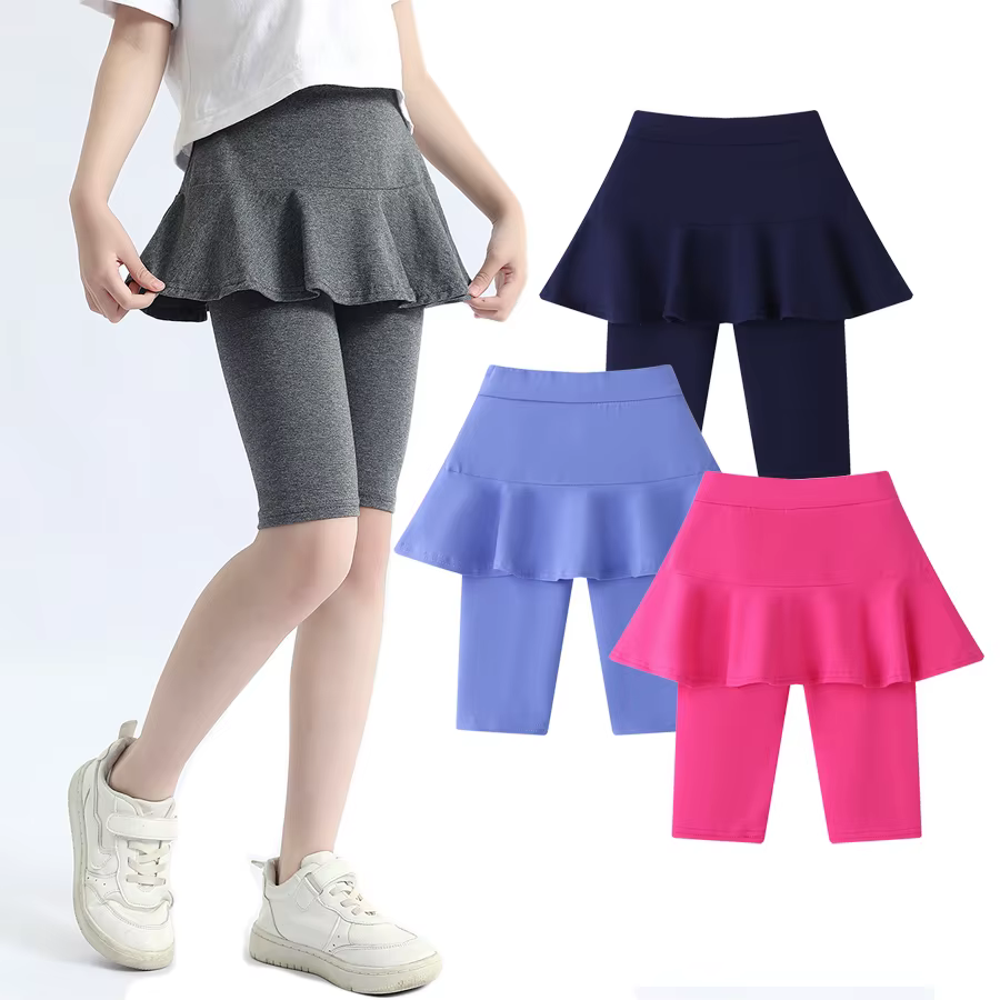 SheeCute mallas algodón niña color caramelo