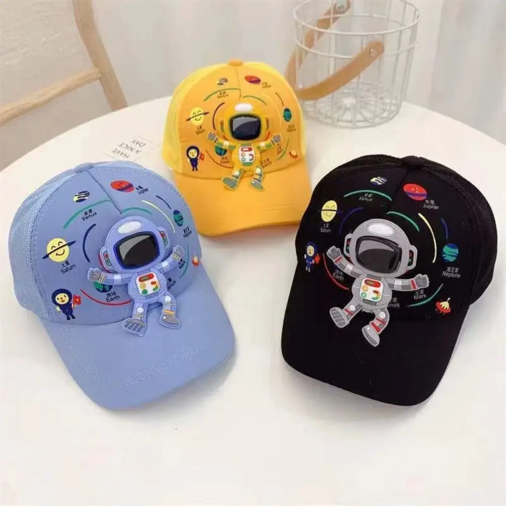 Gorra de béisbol UV estampado planeta astronauta bebé infantil
