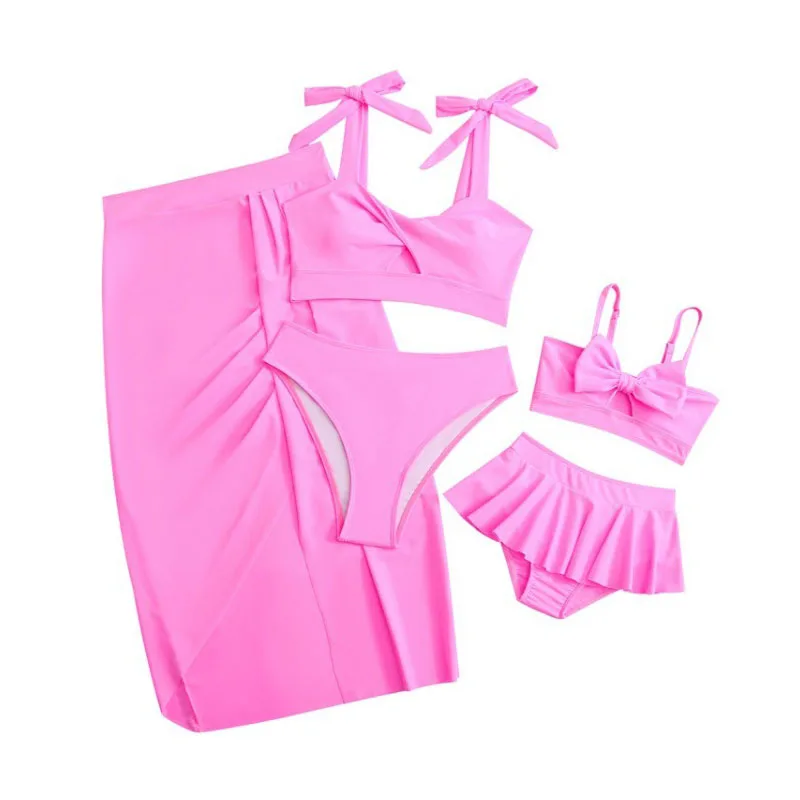 Conjunto de bañador a juego para madre e hijo en algodón - imagen 4