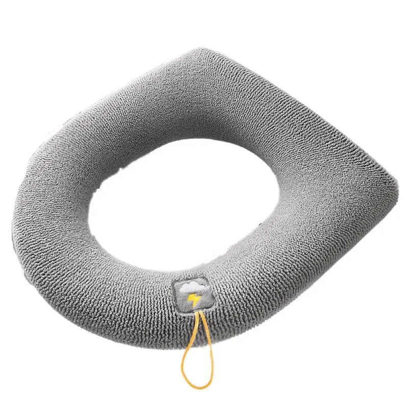Funda asiento WC infantil antideslizante de punto grueso lavable - imagen 5