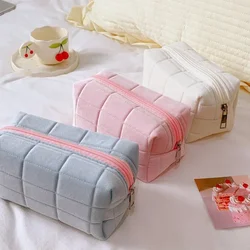Estuche para lápices de felpa para niños – Organizador escolar colorido