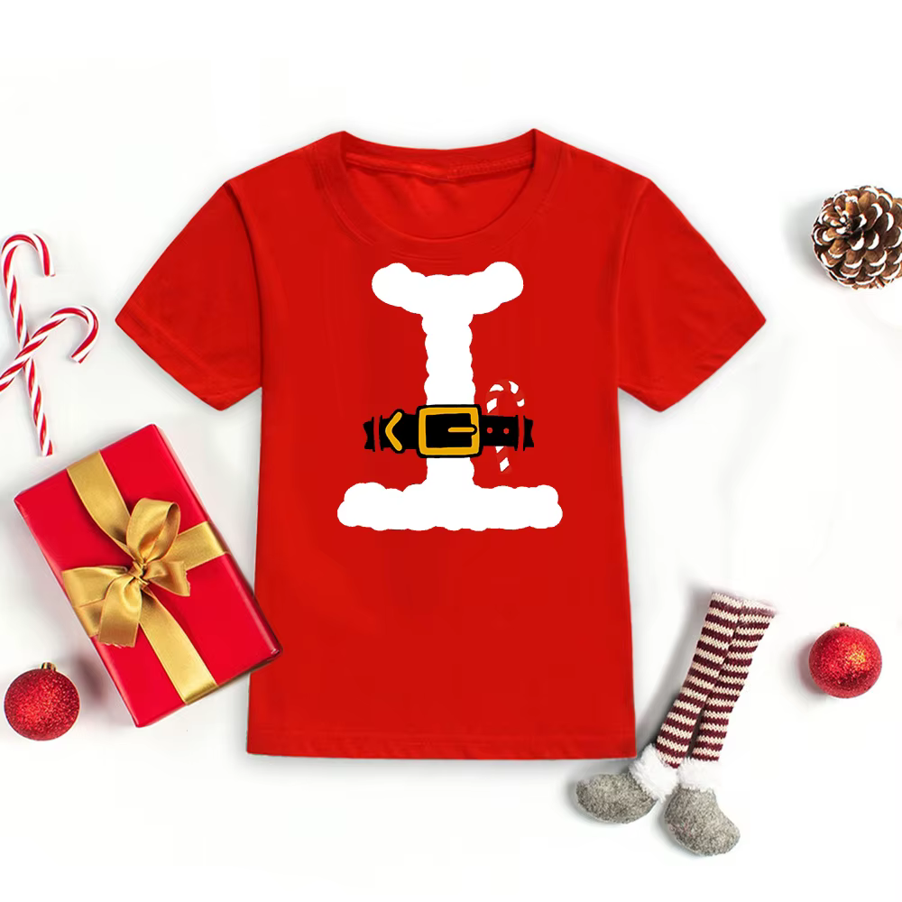 Camiseta Papá Noel infantil para fiestas de Navidad - imagen 5