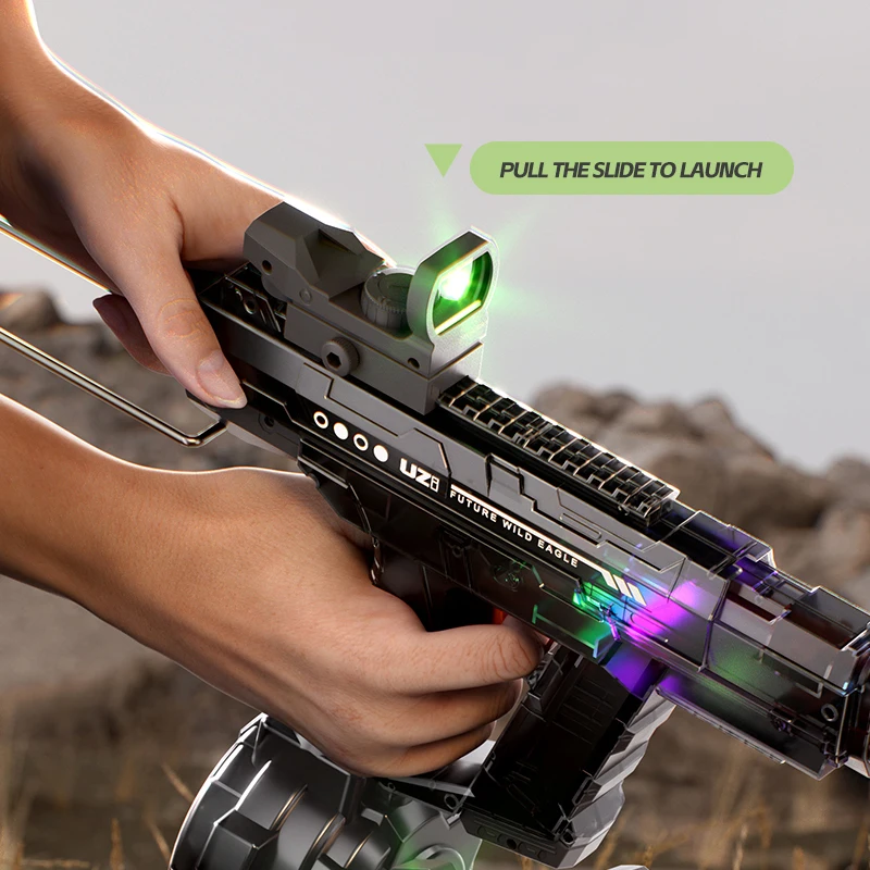 Pistola de agua UZI - Alta presión para piscina y verano al aire libre - imagen 2