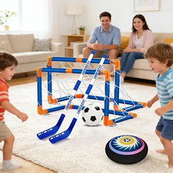 Balón flotante de fútbol con luces LED para niños