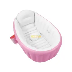 QX2D Bañera hinchable plegable para bebé portátil fácil de guardar