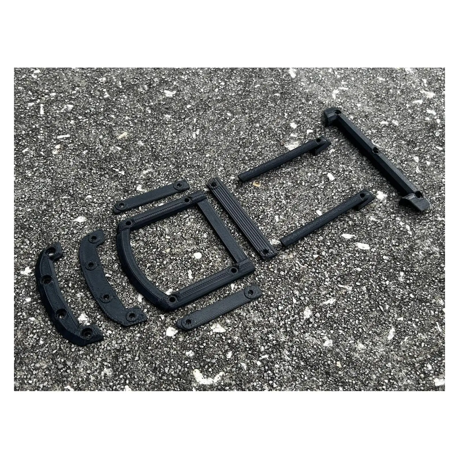 Kit de barra antivuelco Mini Maxx para techo y capó negro - imagen 2