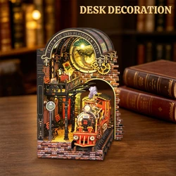 Soporte de libros en madera DIY para manualidades infantiles